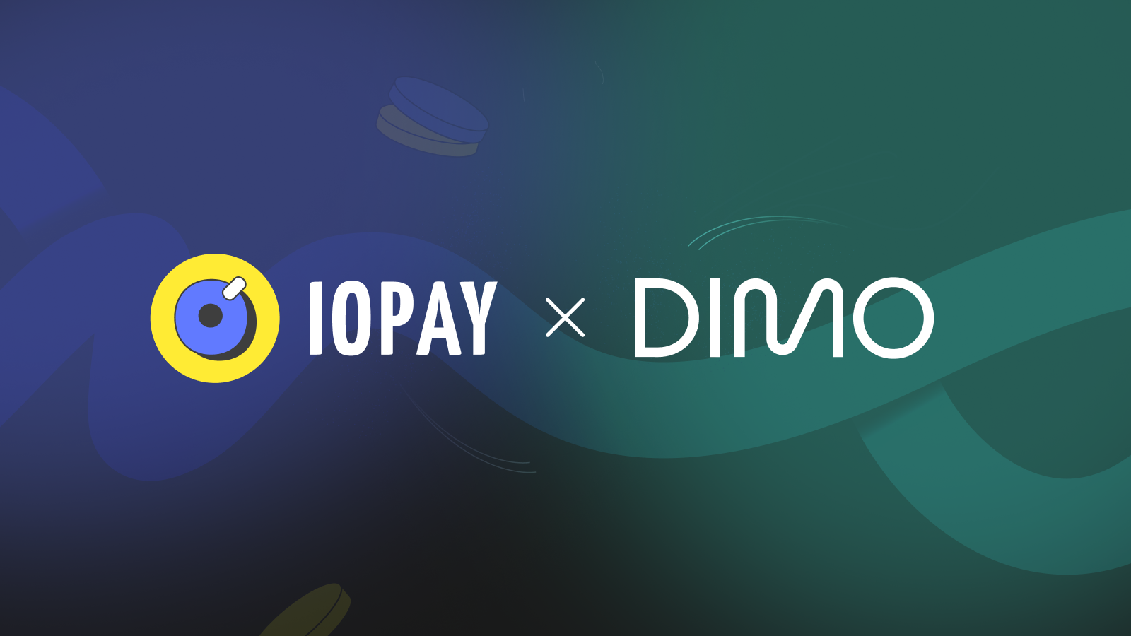 ioPay x DIMO Partnership banner